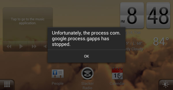 Gapps has stopped error