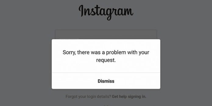 Instagram error