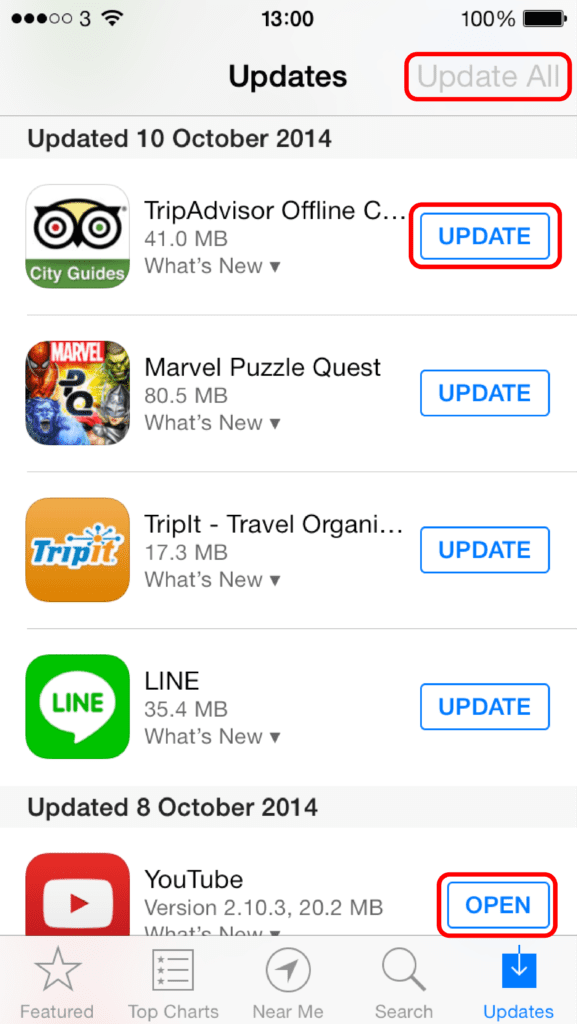 Update all apps on your phone