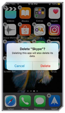 Uninstall skype and then reinstall