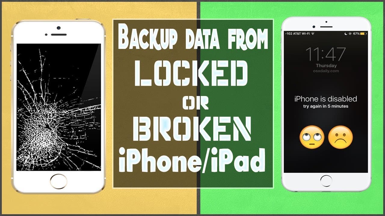 [4 Methods]- How To Backup iPhone With Broken Screen And Passcode
