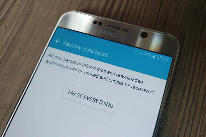do factory reset of your phone1
