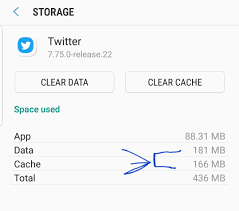 clear data and cache