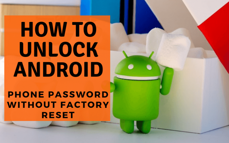 android phone unlock pattern forgotten