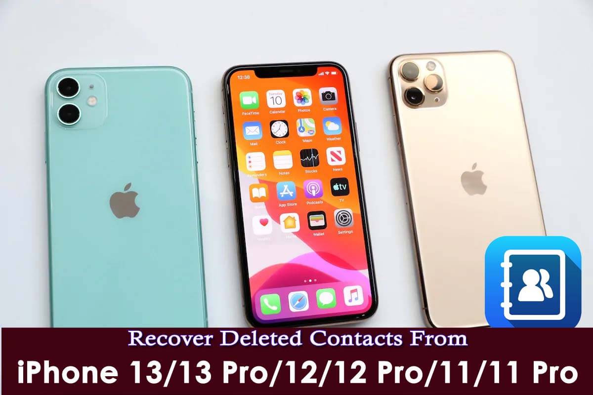 Recover Deleted Contacts From iPhone 13/12/11/11 Pro