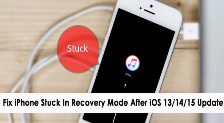 iphone 11 stuck in recovery mode