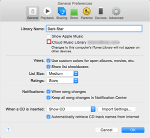 turn off iCloud music library1