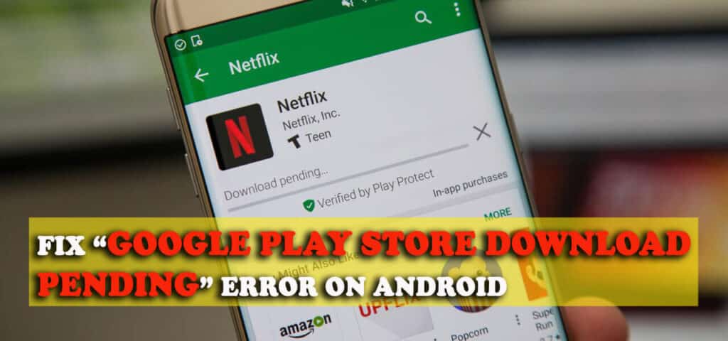 why my google play store download pending