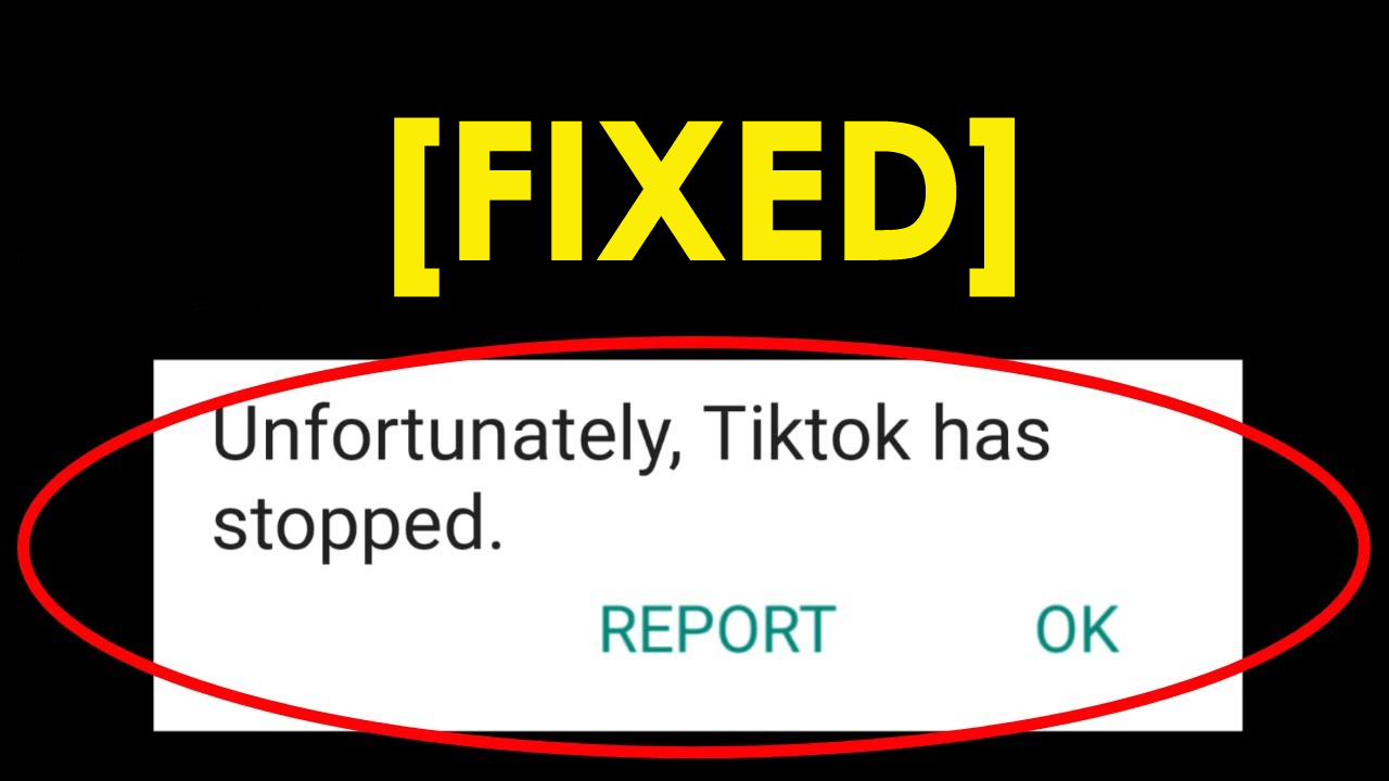 Fix “Unfortunately TikTok Has Stopped” On Android