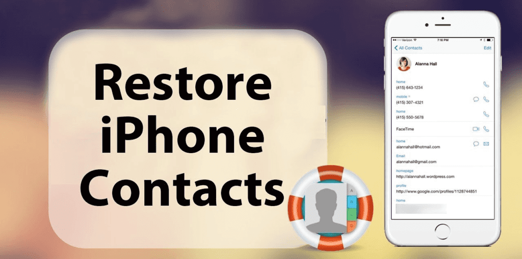 6 Easy Ways To Recover Lost Contacts From IPhone iOS 15 14 13 12 