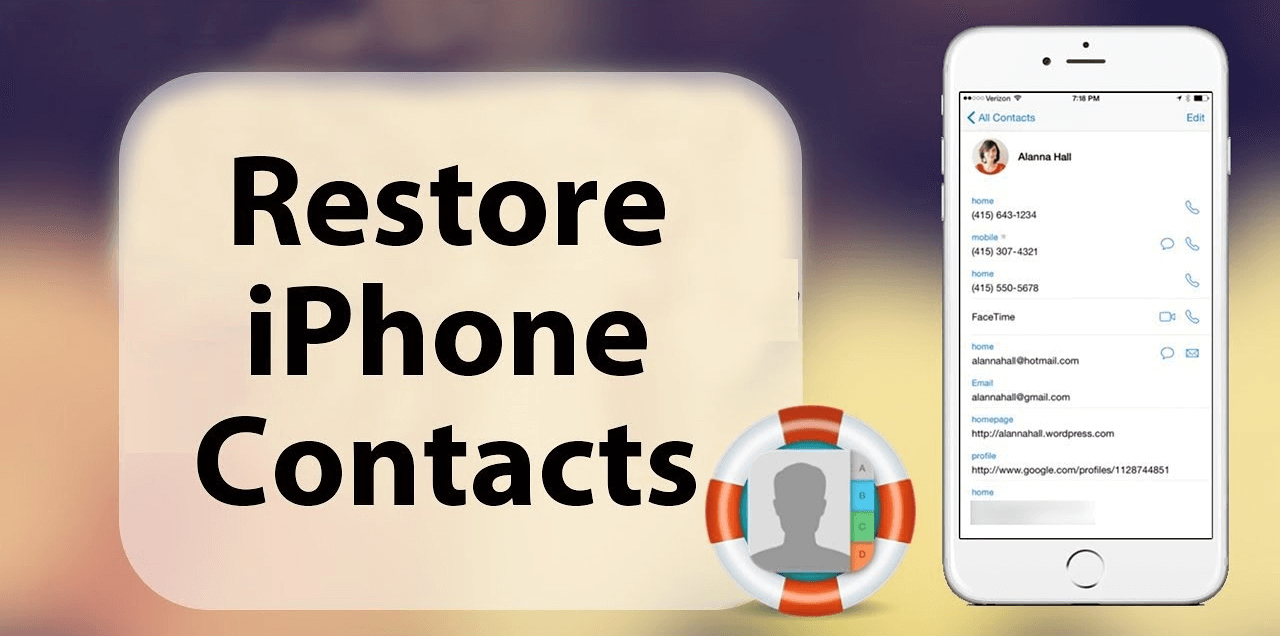 6 Easy Ways To Recover Lost Contacts From iPhone [iOS 15/14/13/12]