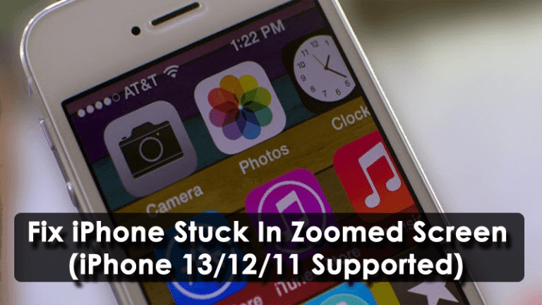 how to fix iphone home screen zoomed in