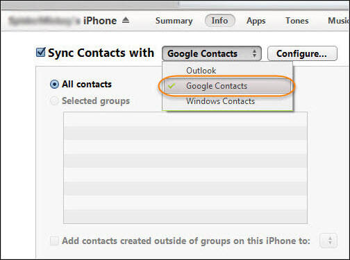 transfer-contacts-using-itunes