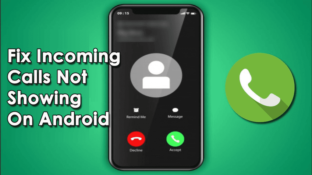 why is my nokia c1 not showing incoming calls