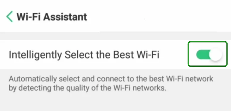disable wifi switching