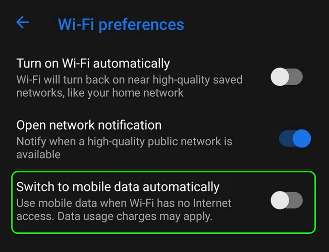 disable wifi switching1