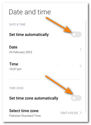 sync date and time of head unit1
