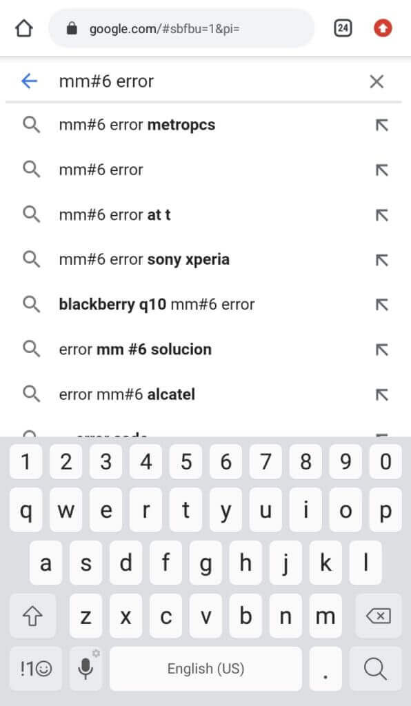 do research on interent-mm6-error