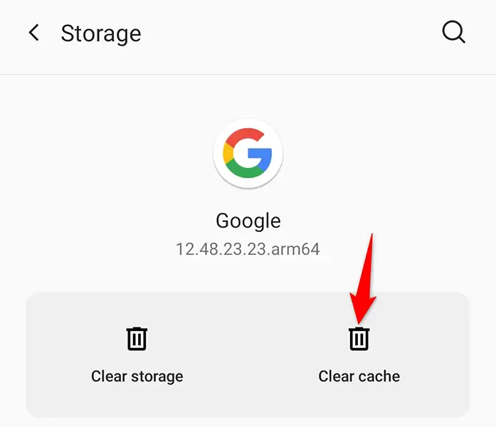 clear-google-app-cache