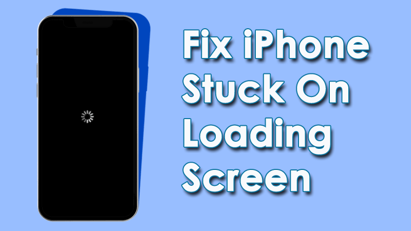 how to fix black loading screen iphone