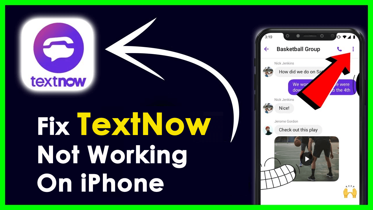 Fix TextNow Not Working On iPhone