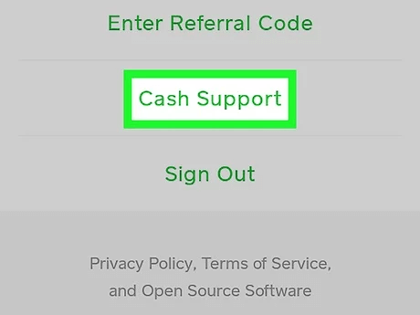 contacts cash support