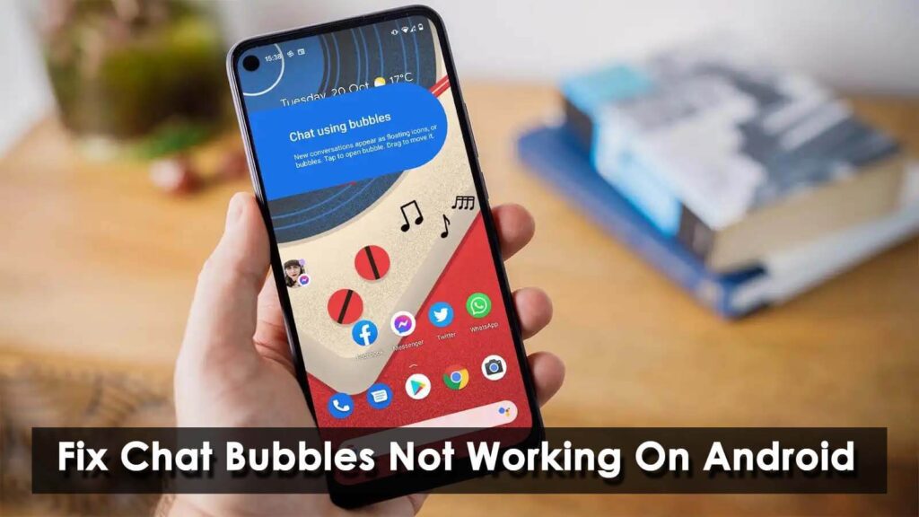 android chat bubbles not working