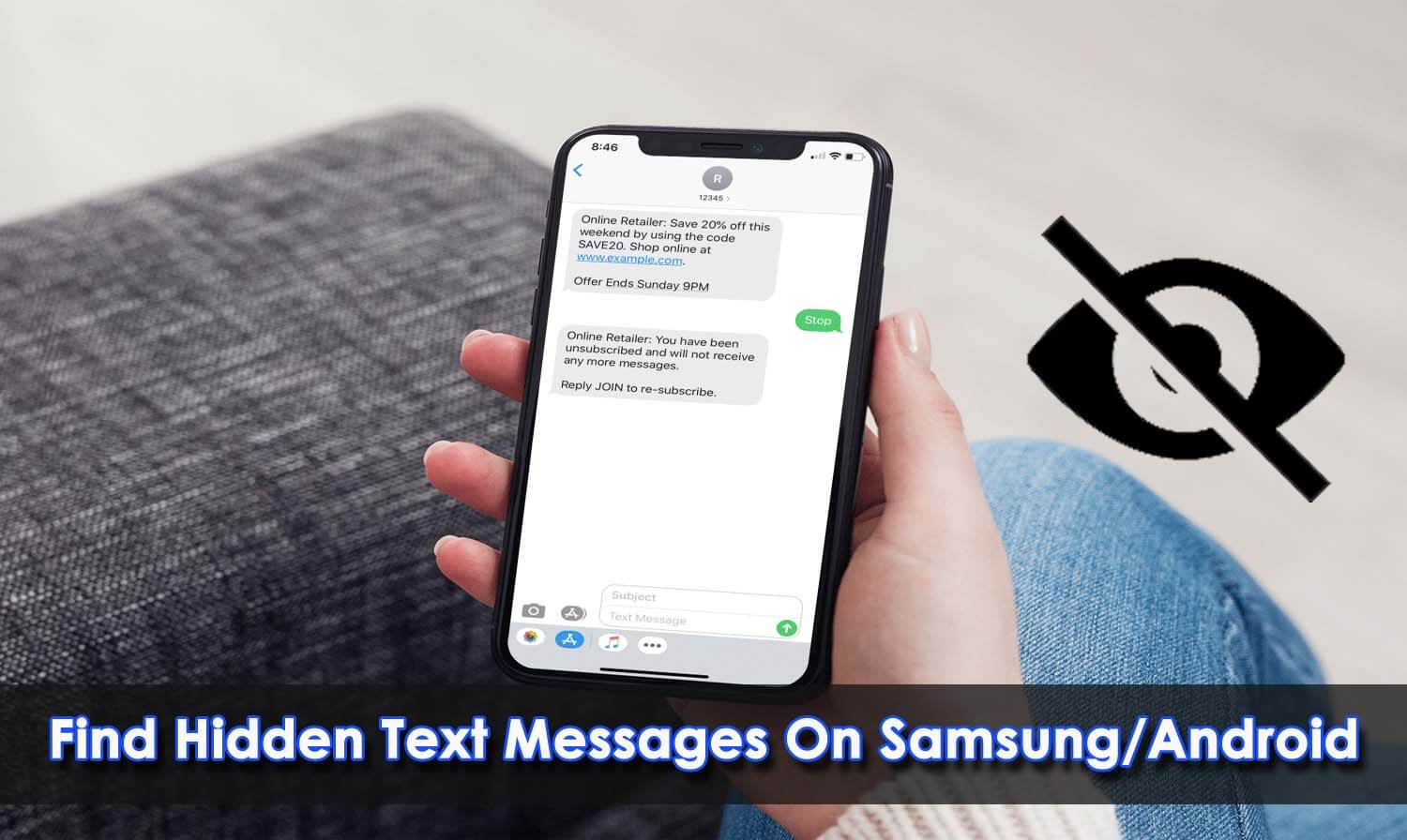 Find Hidden Text Messages On Samsung