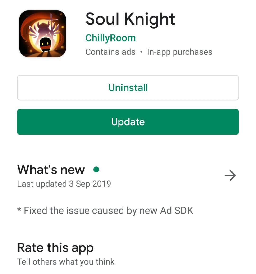 update soul knight