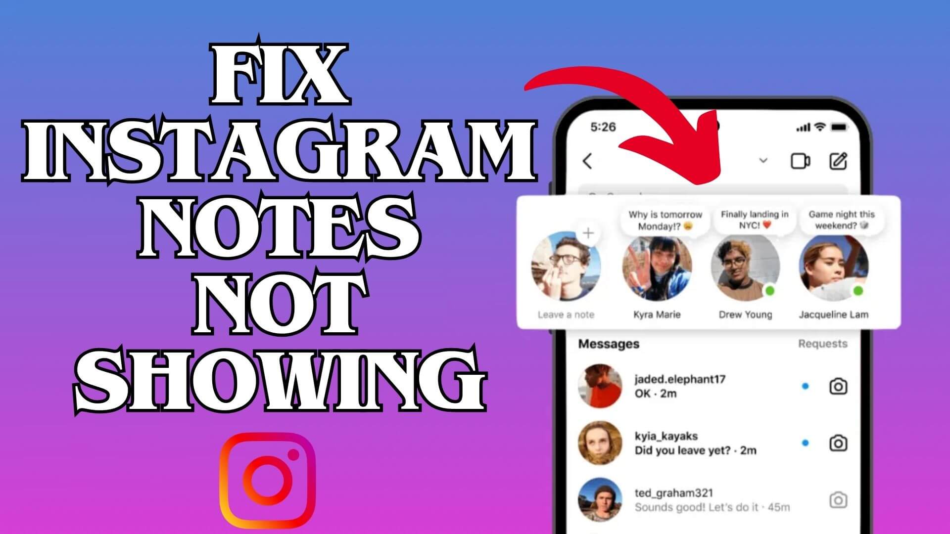 Fix Instagram Notes Not Showing On Android/iPhone