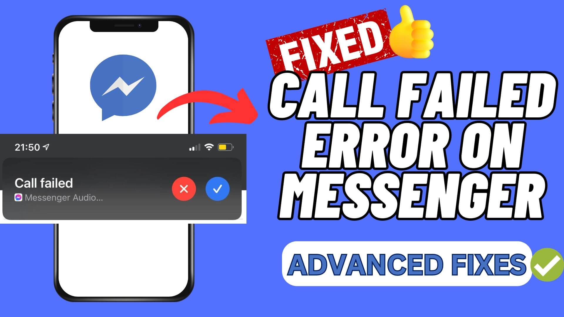 Fix “Call Failed” Error On Messenger