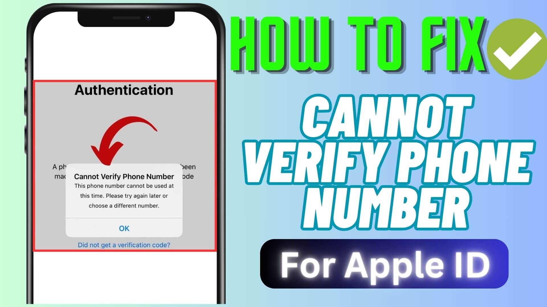 How To Fix Cannot Verify Phone Number For Apple ID