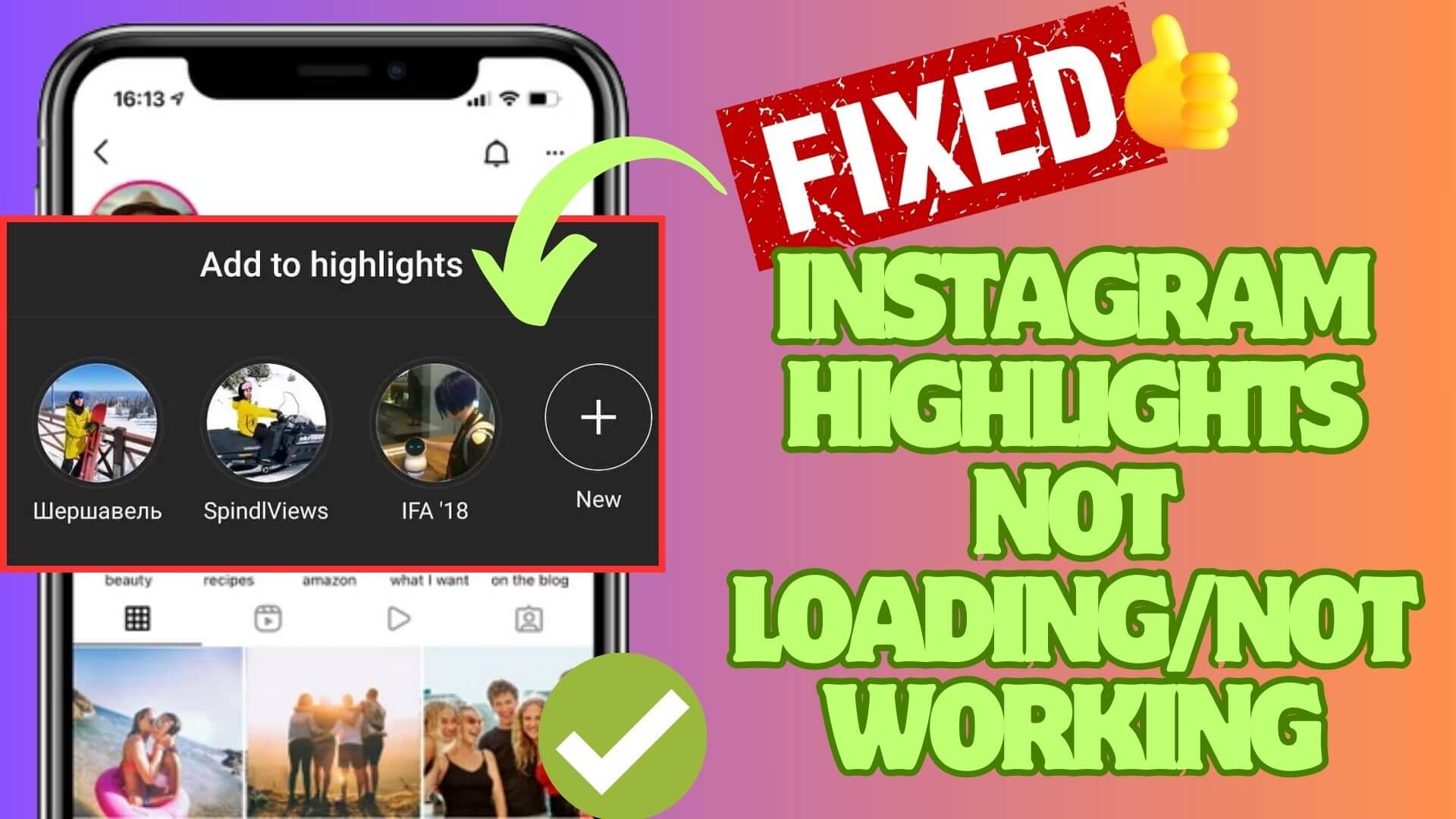 Fix Instagram Highlights Not Loading/Not Showing On Android