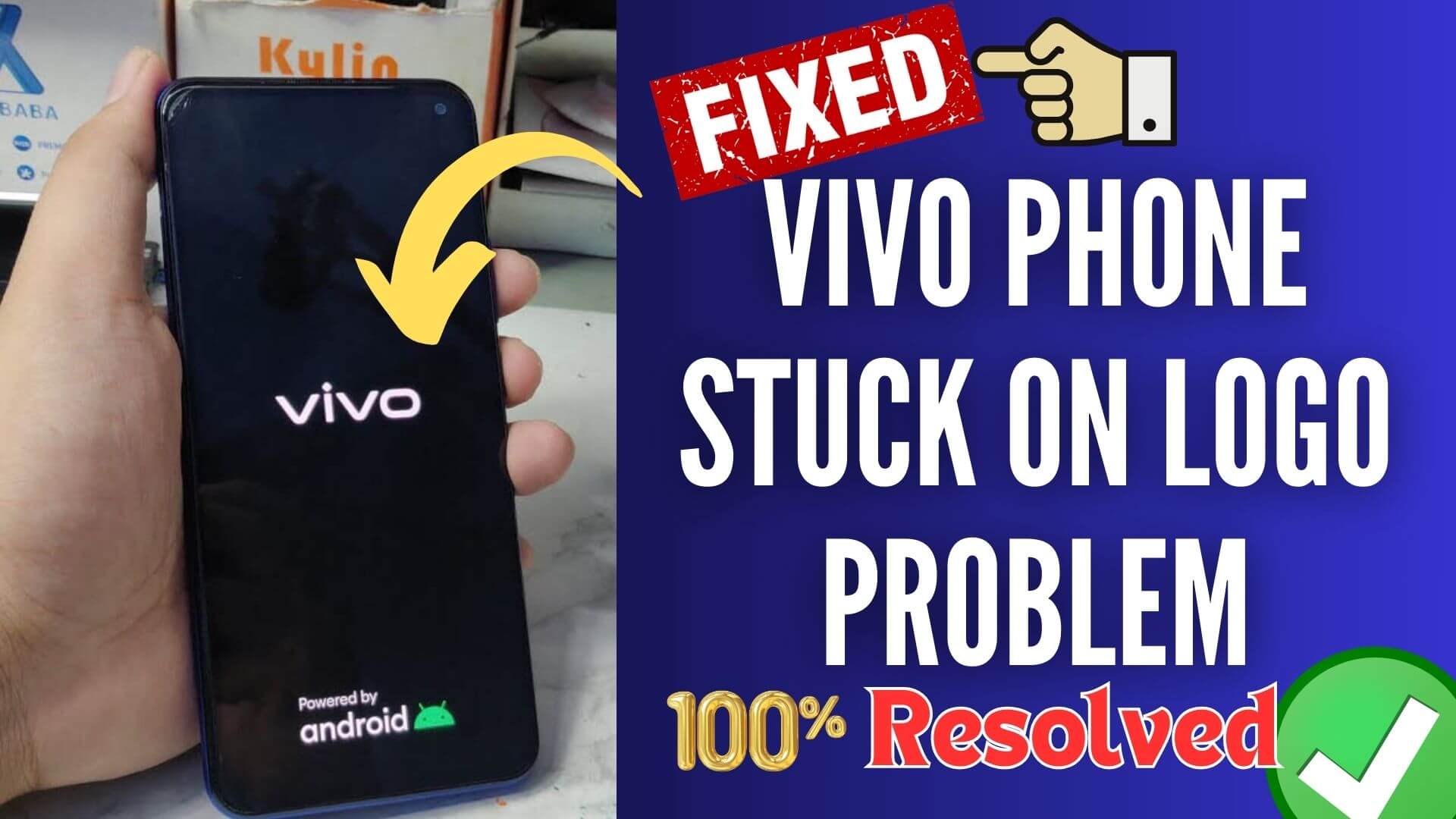 Fix Vivo Phone Stuck On Logo Screen Problem