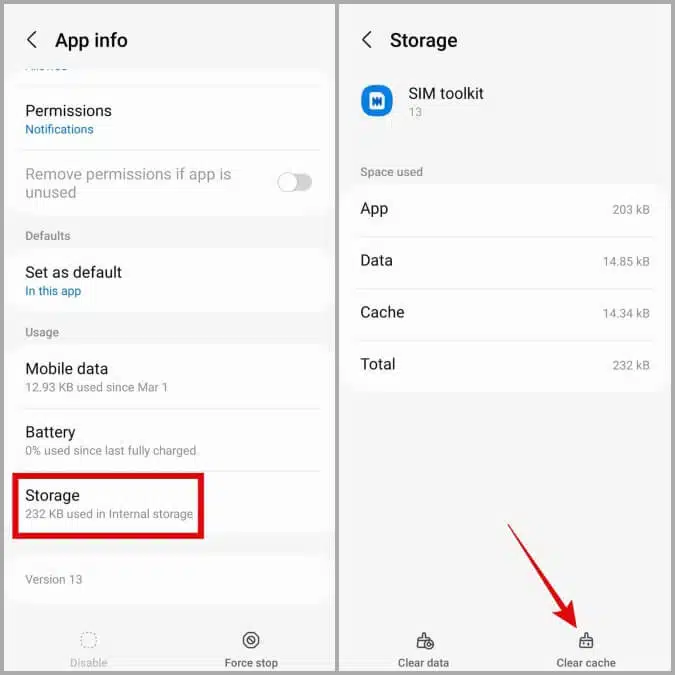 Clear Cache And Data