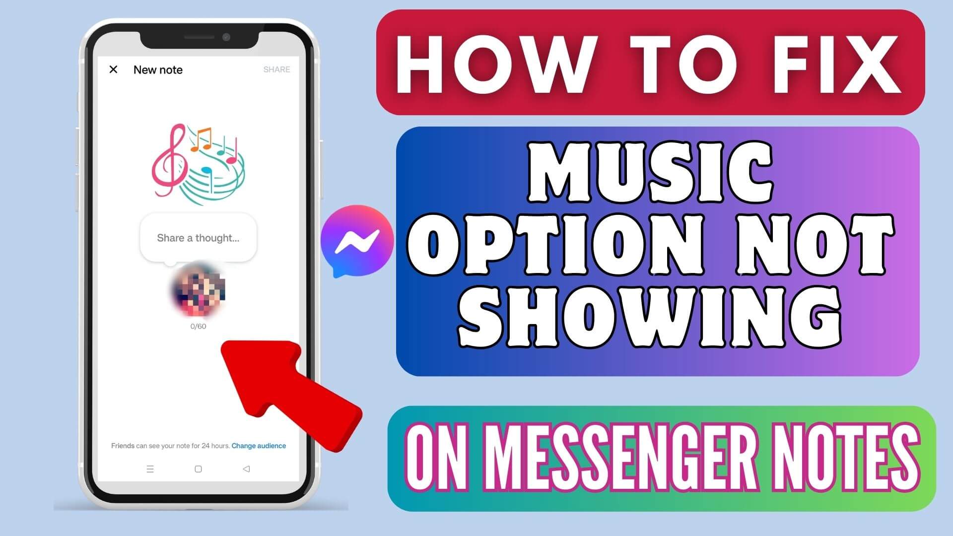 Fix Music Option Not Showing On Messenger Notes On Android/iPhone