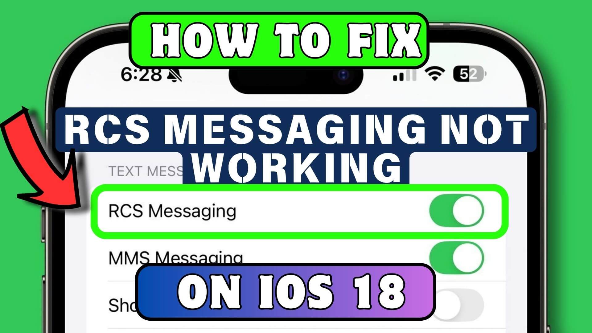 Fix RCS Messaging Not Working After iOS 18 Update